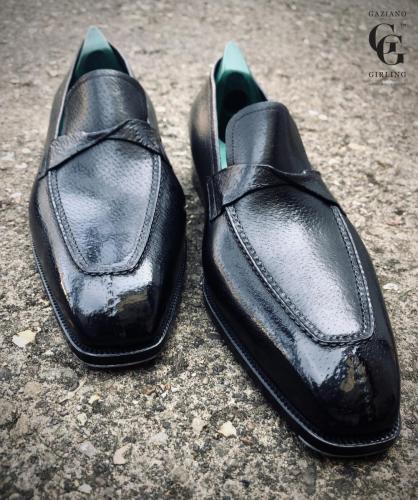 Bespoke Antibes 2, black pigskin.