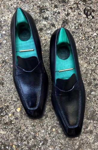 Bespoke Antibes 2, black pigskin.