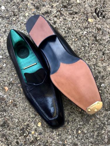 Bespoke Antibes 2, black pigskin.