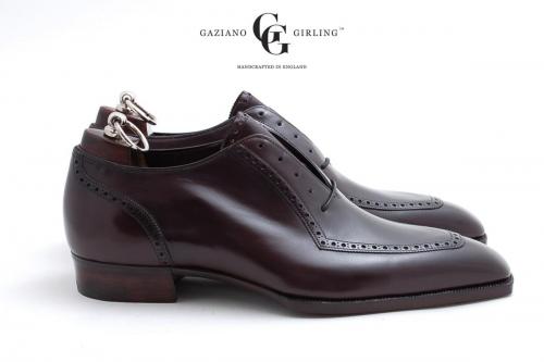 Bespoke Grendon, made in dark burgundy calf