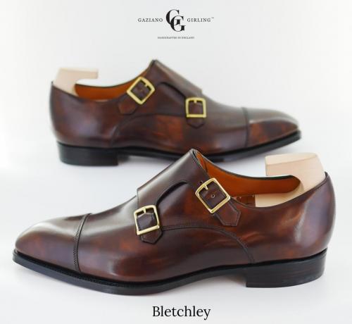 Bletchley 2 in Marble calf made on our S45 last for our Classic range