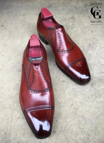 Chelsea made in Vintage Cherry on the MH71 last