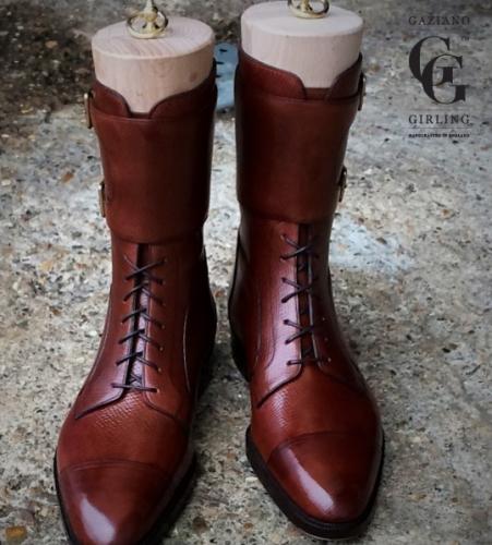 Field Boot in Tan Hatch Grain