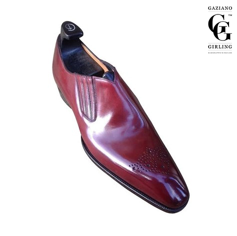 Gaziano Girling Flynn made in Vintage Cherry on the Deco square last