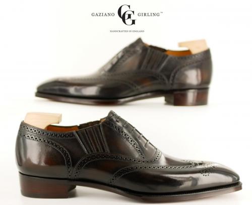 Gilbert, made in Criollo Patina on the Deco squqre last.
