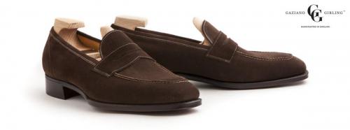 Holkham made in Mole suede on the KN14 last