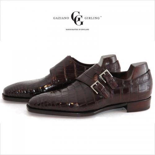 Oakham in Dark brown Alligator