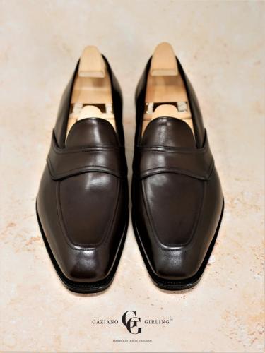 St Thomas made in espresso calf on the KN14 last