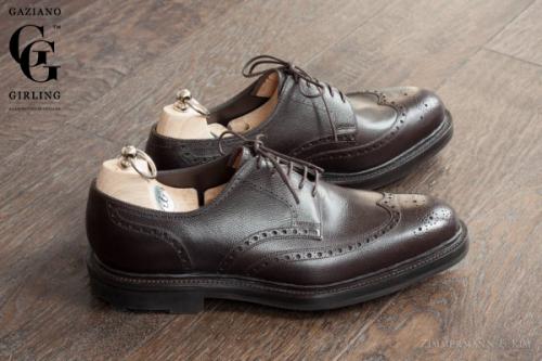 Woburn made in Dark brown Alpine grain on the GG06