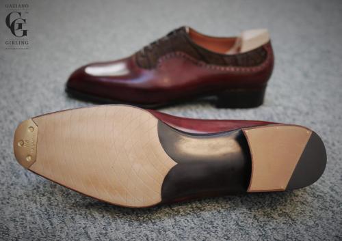 Bespoke Balmoral Oak Bark sole.