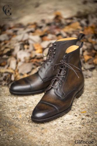 Glencoe, Criollo Patina Master Grain made on our GG06 last with Double Oak Bark sole